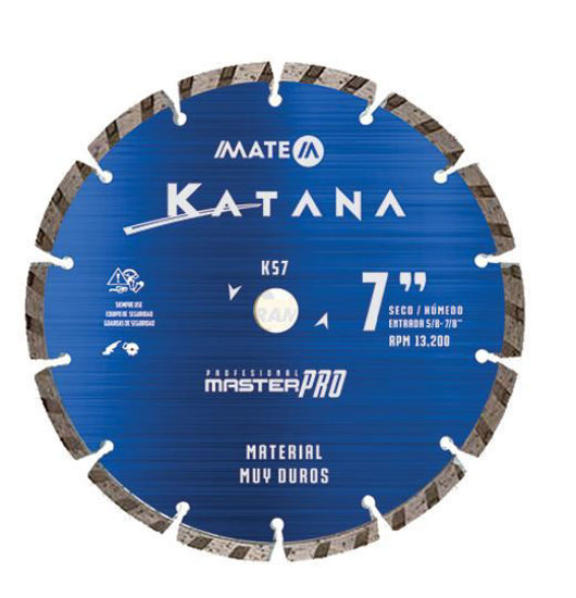 Imagen de DISCO DE CORTE SEGMENTADO 7" SERIE KATANA PRO