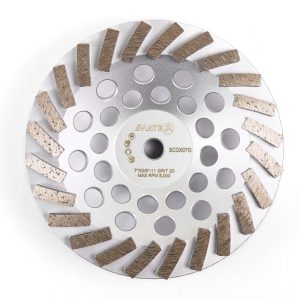 COPA DE DESBASTE ESPIRAL TURBO 7" SERIE SABLE MAX GRANO#20