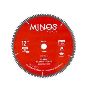 DISCO DE SIERRA 12" x 7/8", 120 DIENTES PARA ALUMINIO