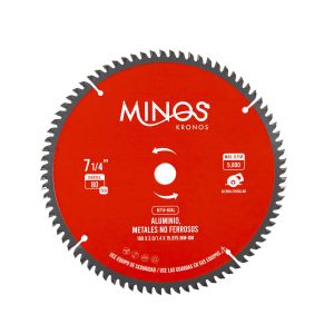 DISCO DE SIERRA 7-1/4" x 5/8", 80 DIENTES PARA ALUMINIO