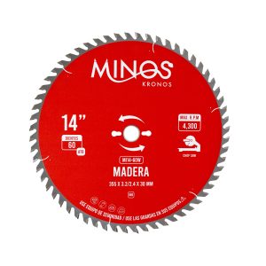 DISCO DE SIERRA 14" x 7/8", 60 DIENTES PARA MADERA (INDUSTRIAL)